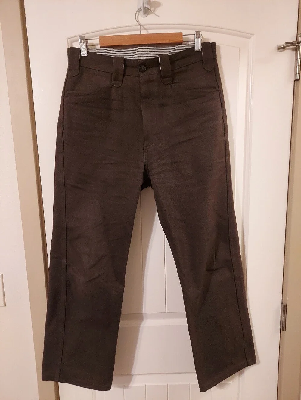 Freenote Cloth Duster Pant in Brown